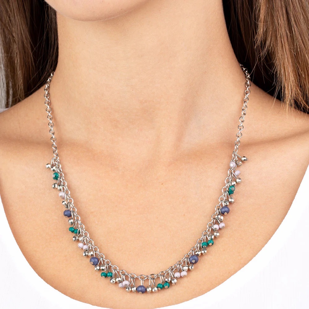 ❤️‍🔥5/$25❤️‍🔥 Sailing The Seven Seas Blue Necklace